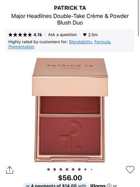 Patrick Ta duo blush